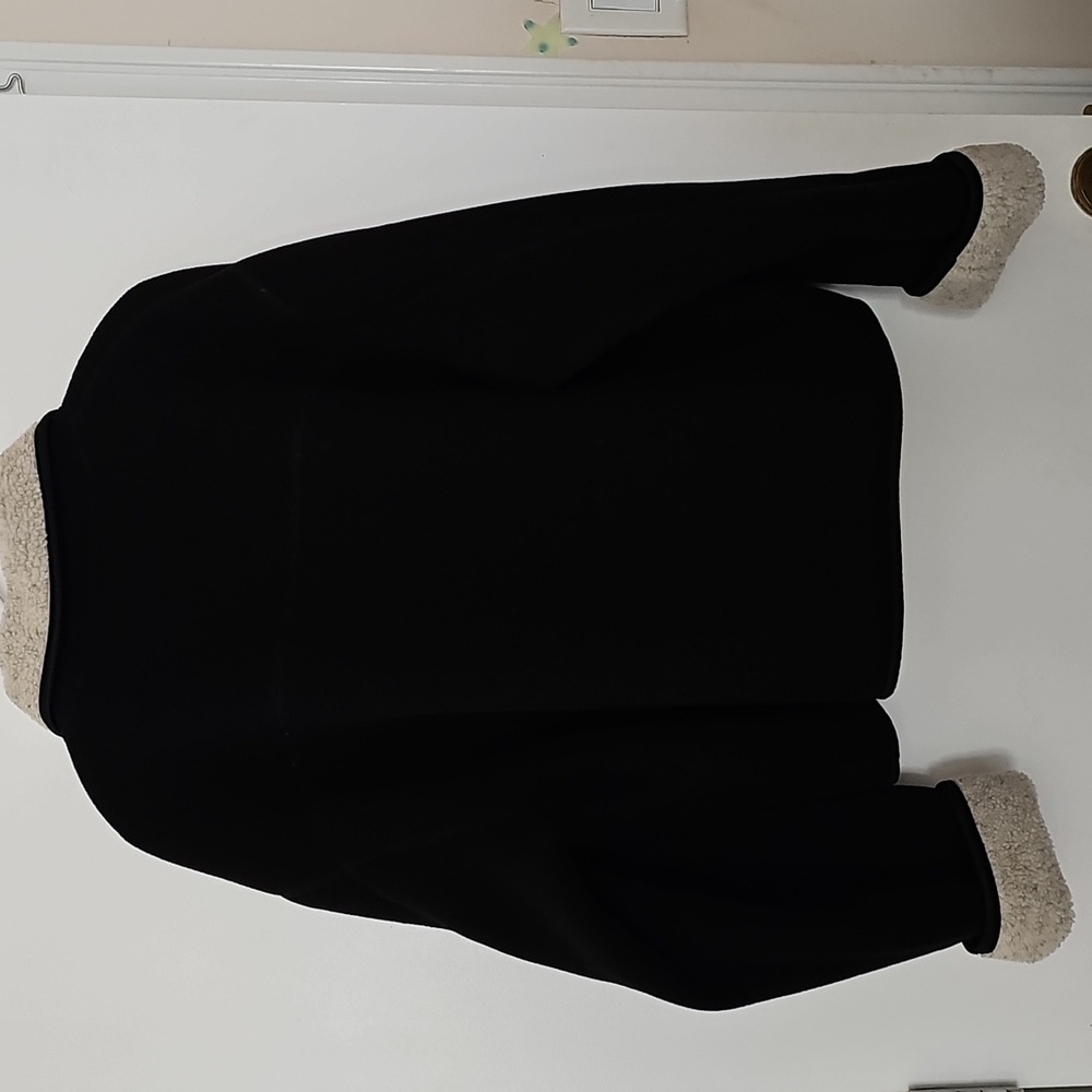 XL Barrage Authentic Thick Polar Fleece Button-up Bomber Jacket - Picture 4 of 4